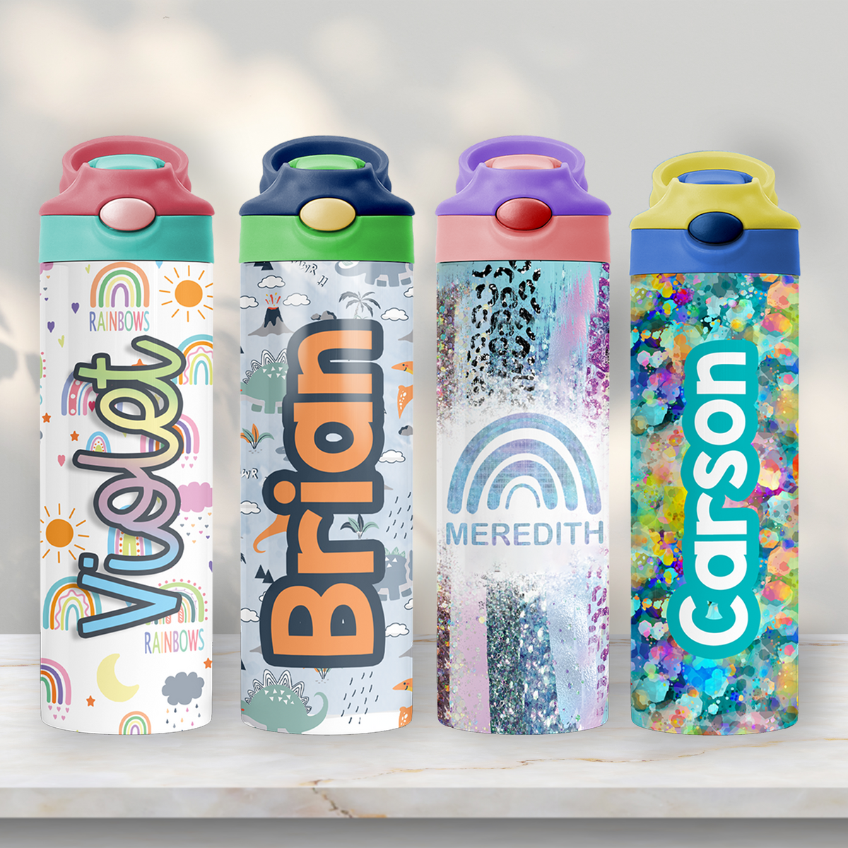 Engraved Water Bottle Toddler Kids Gifts, 12oz, 20oz Stainless