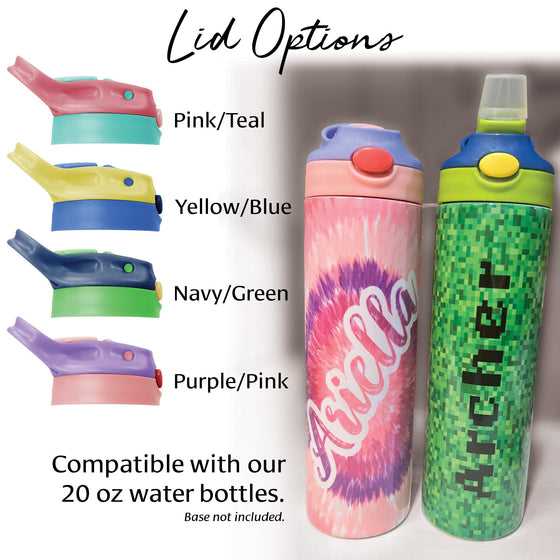 Replacement Lid for 20 oz kids Stainless Steel water bottle