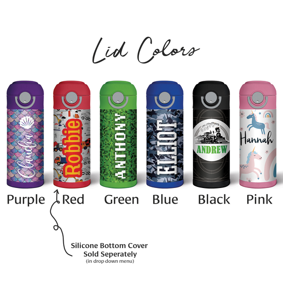 Personalized 12 oz Stainless Steel Water Bottle