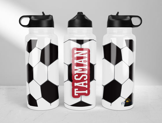 32 oz Personalized Sports Themed Water Bottle