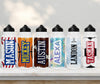32 oz Personalized Sports Themed Water Bottle