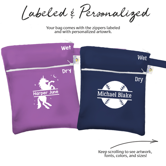 Personalized Wet Dry Bag