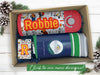 Construction Gift Box with Personalized Water Bottle, Keychain, and Washable Snack Bags